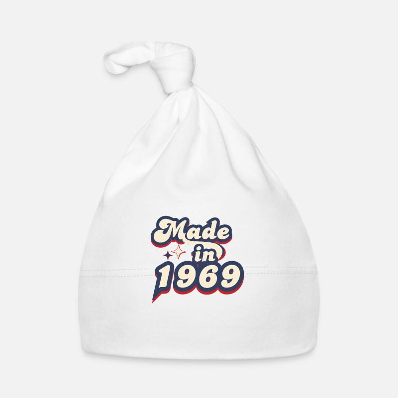 Made in 1969 Retro Organic Baby Cap