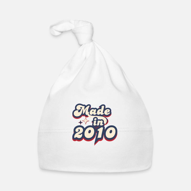 Made in 2010 retro Bonnet bio Bébé