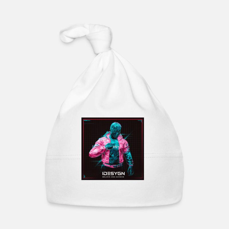 Dynamic Digital Artwork 333 Organic Baby Cap