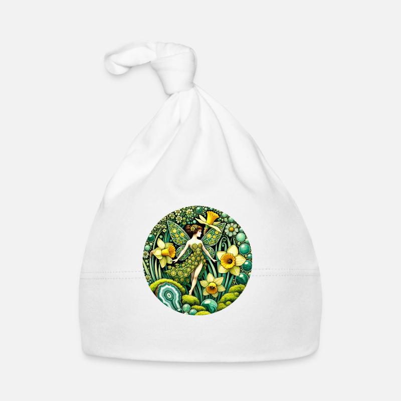 Daffodil Fairy Organic Baby Cap