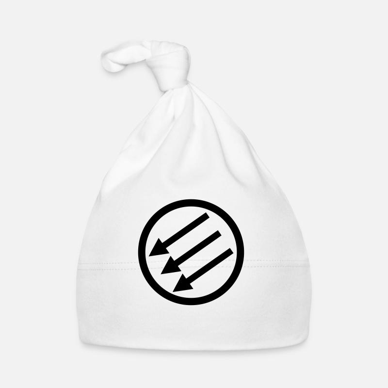 Järnfronten / Eiserne Front / Iron Front - Bonnet bio Bébé - blanc