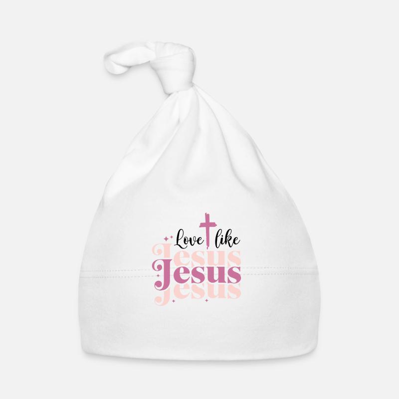 Liebe wie Jesus Baby Bio-Mütze