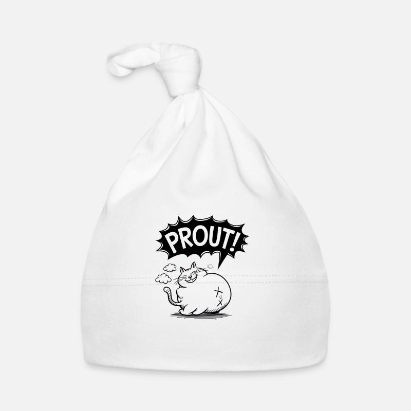 Fart cat Organic Baby Cap