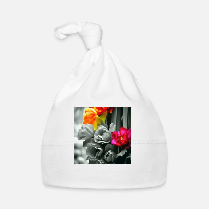 Blumen Baby Bio-Mütze