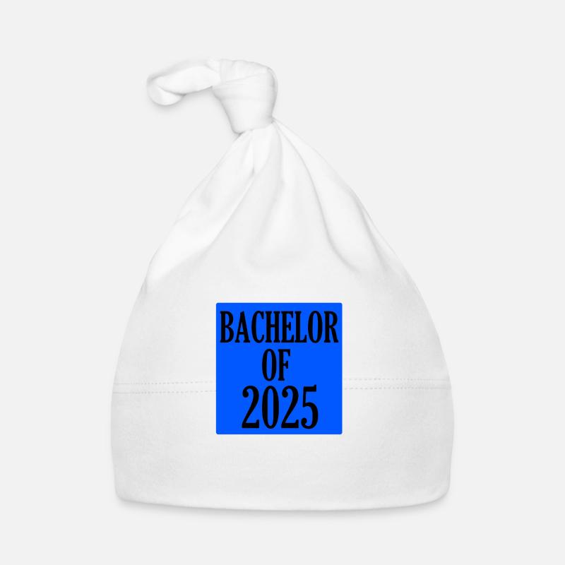 Bachelor 2025 Design - Organic Baby Cap - white