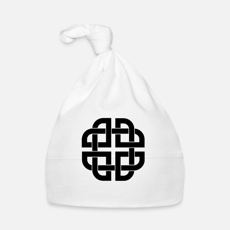 Celtic Shield Knot Organic Baby Cap