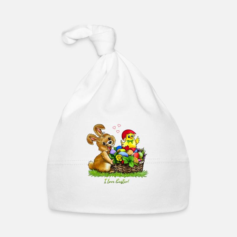 Easter Basket Organic Baby Cap
