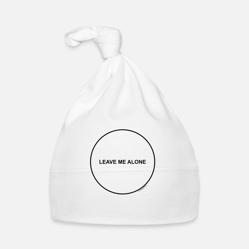 Leave me alone Baby Bio-Mütze