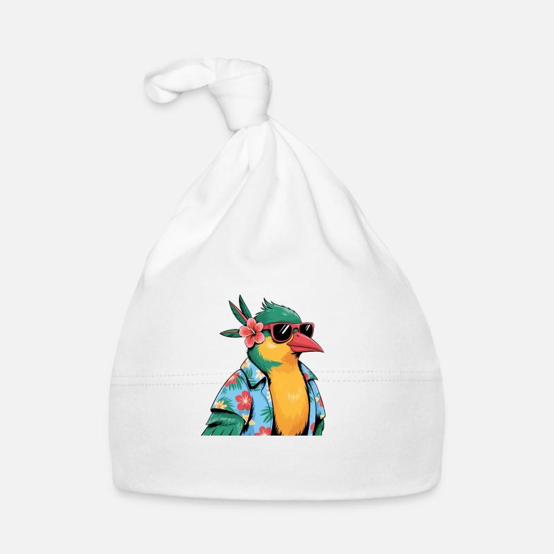 Kolibri Vogel Lustiger Sommer Baby Bio-Mütze