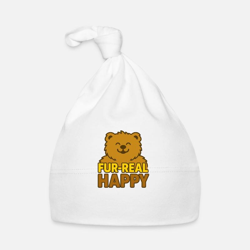 Fur-Real Happy – Flauschiger Bär Joy Baby Bio-Mütze