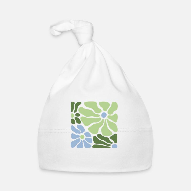 Fleur rétro Bonnet bio Bébé