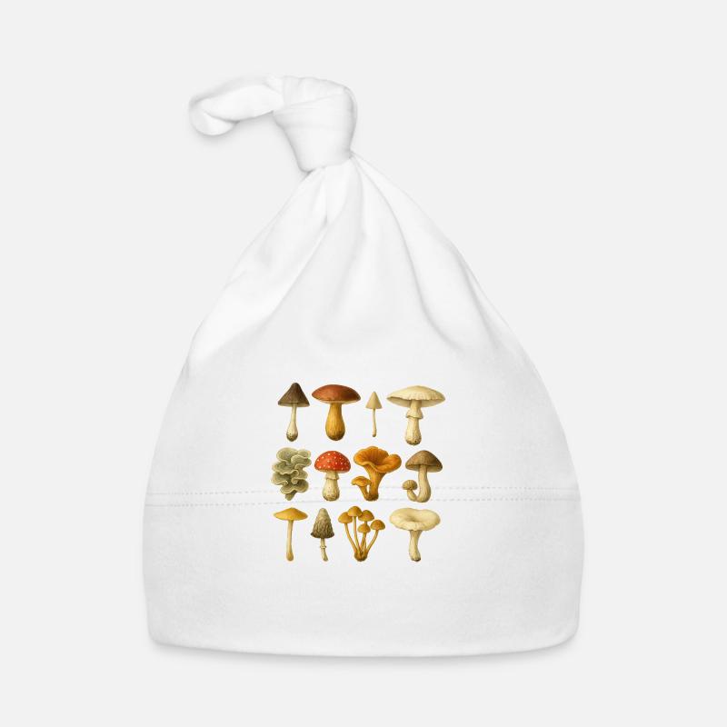 Champignons - Champignons - Champignons Baby Bio-Mütze