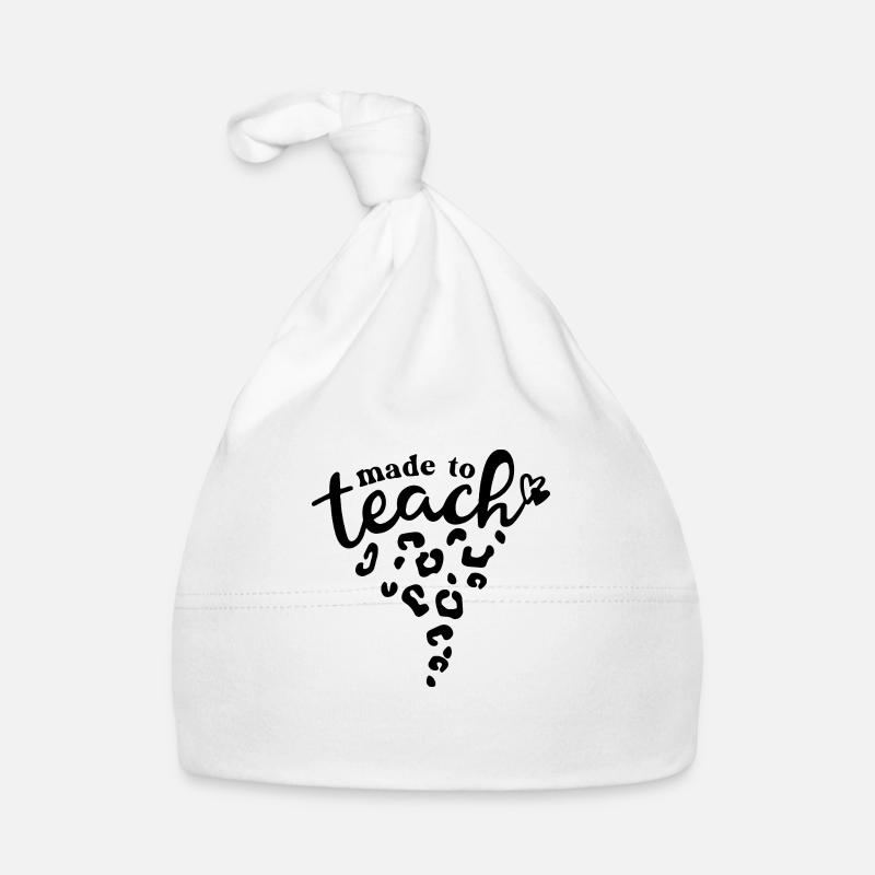 Fait pour enseigner l’inspiration de l’enseignant Bonnet bio Bébé