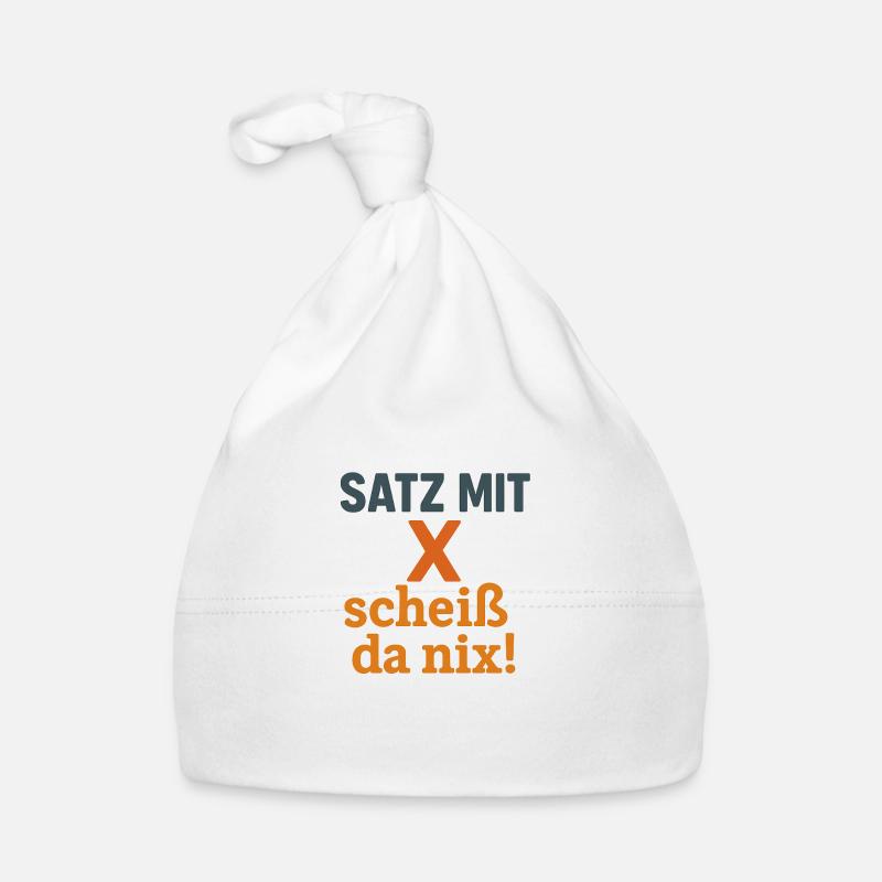 Satz mit X Baby Bio-Mütze