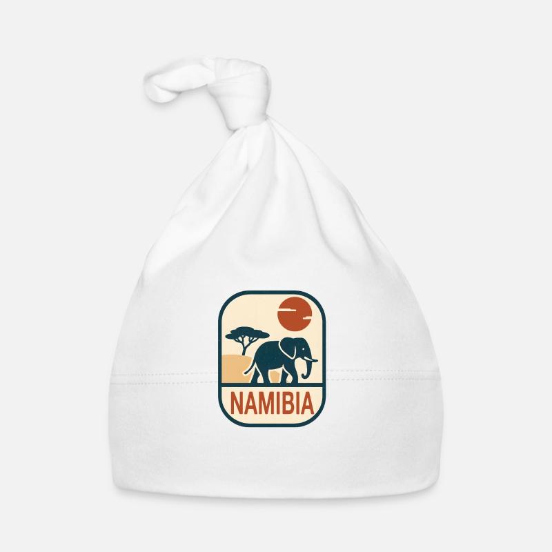 Namibia Elephant Africa Organic Baby Cap