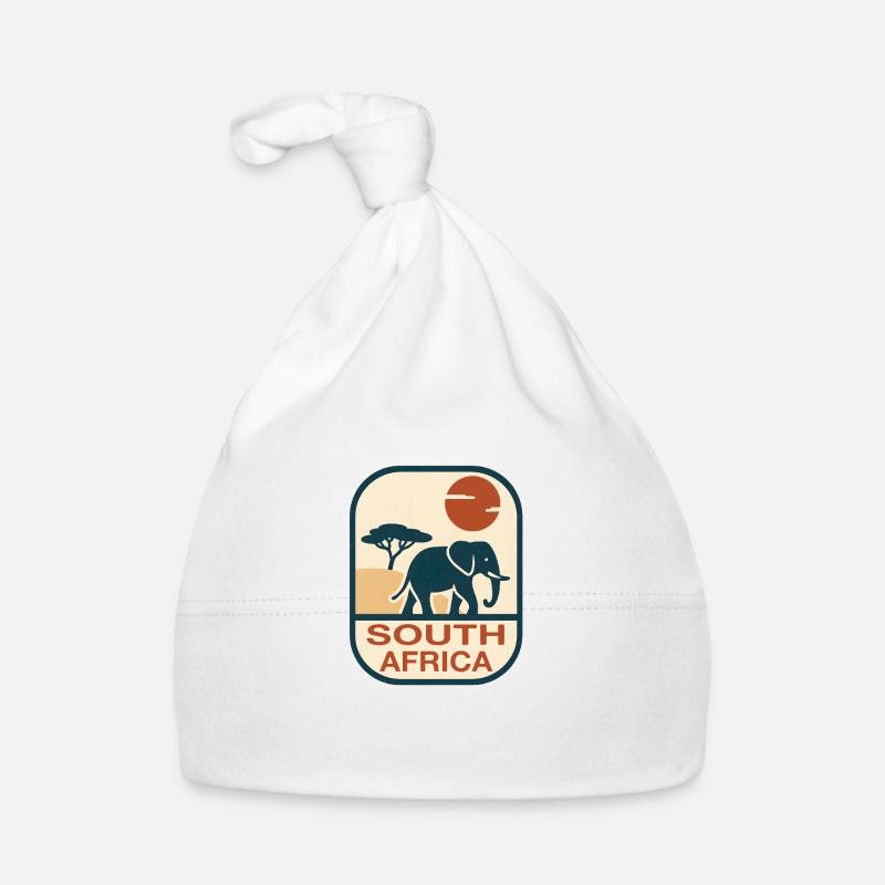 Afrique du Sud Éléphant Afrique Bonnet bio Bébé