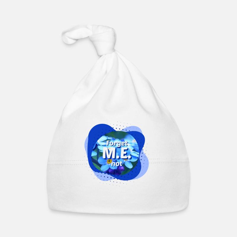 Forget M.E. not blue Forget-me-not Organic Baby Cap