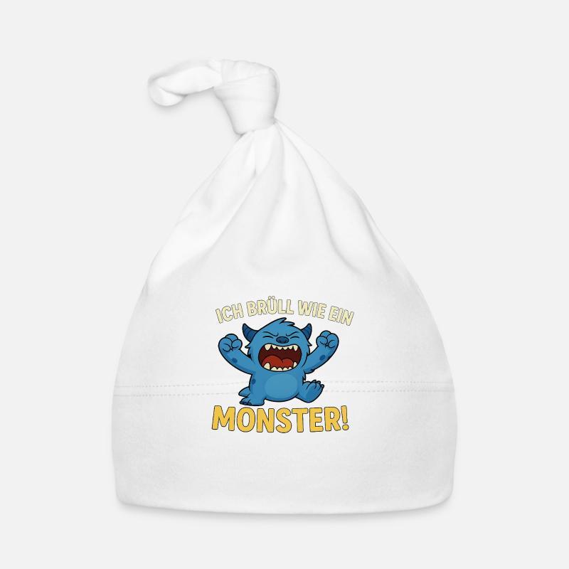 Roaring Monster Madness Organic Baby Cap