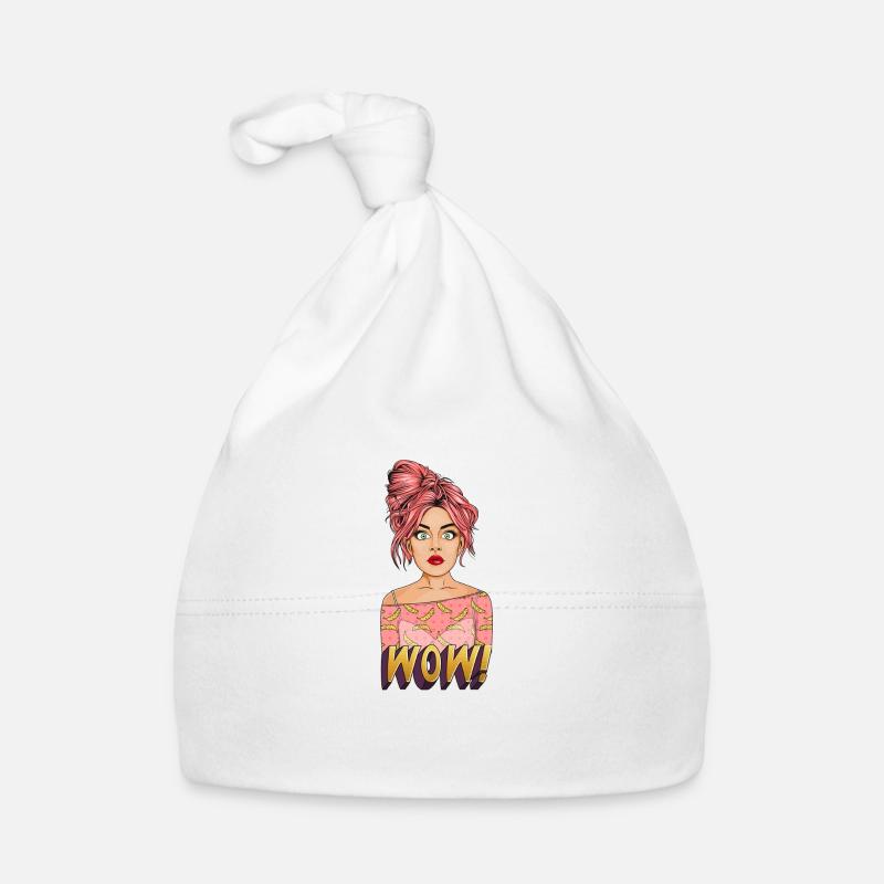 BEEINDRUCKEND! – Pop-Art-Schock! Baby Bio-Mütze