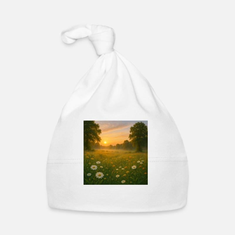 Prairie fleurie Bonnet bio Bébé