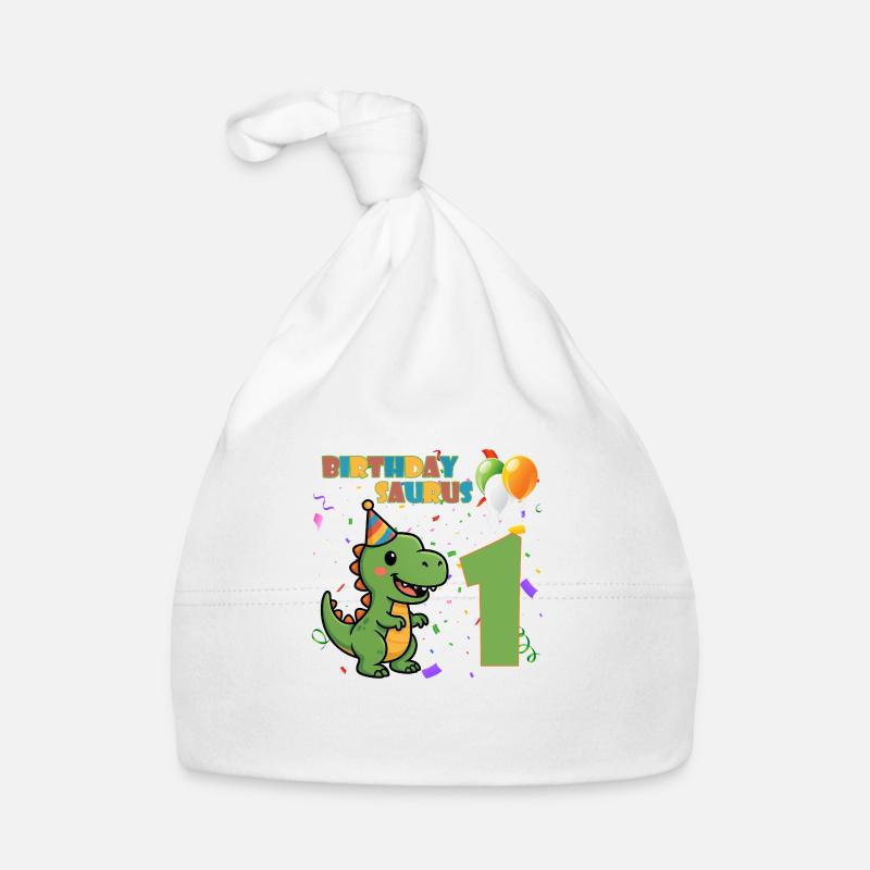 Birthdaysaurus – Dino Geburtstag Baby Bio-Mütze