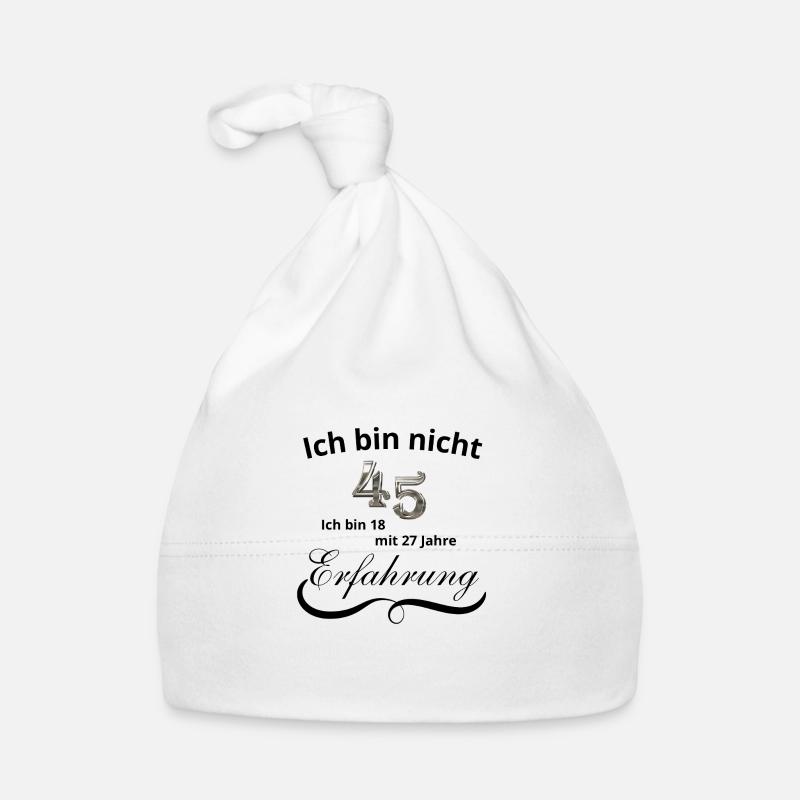 Ich bin nicht 45! Geburtstag 45 Baby Bio-Mütze