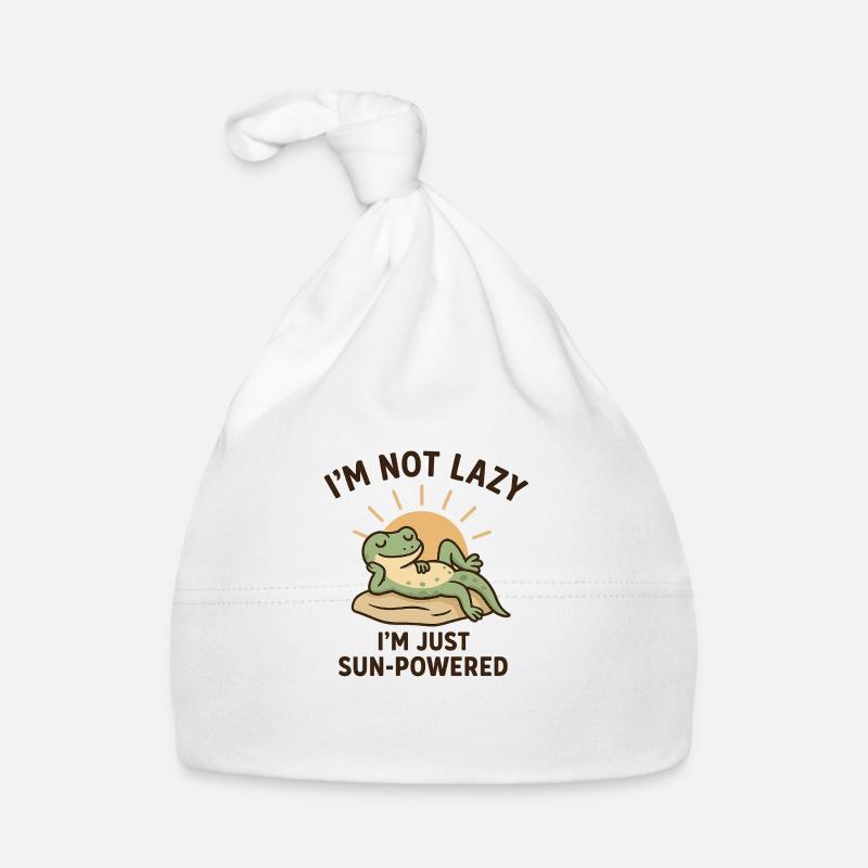 Lustiger Gecko Spruch Baby Bio-Mütze