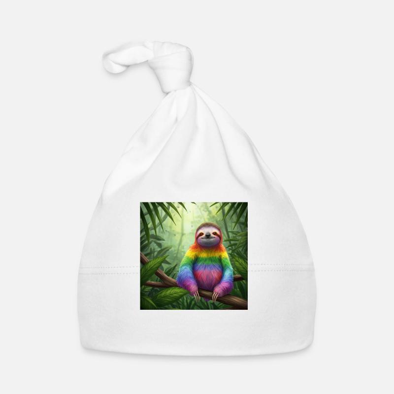 Sloth Wanderer PRIDE Organic Baby Cap