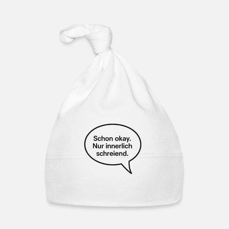 Schon okay. Nur innerlich schreiend. Baby Bio-Mütze