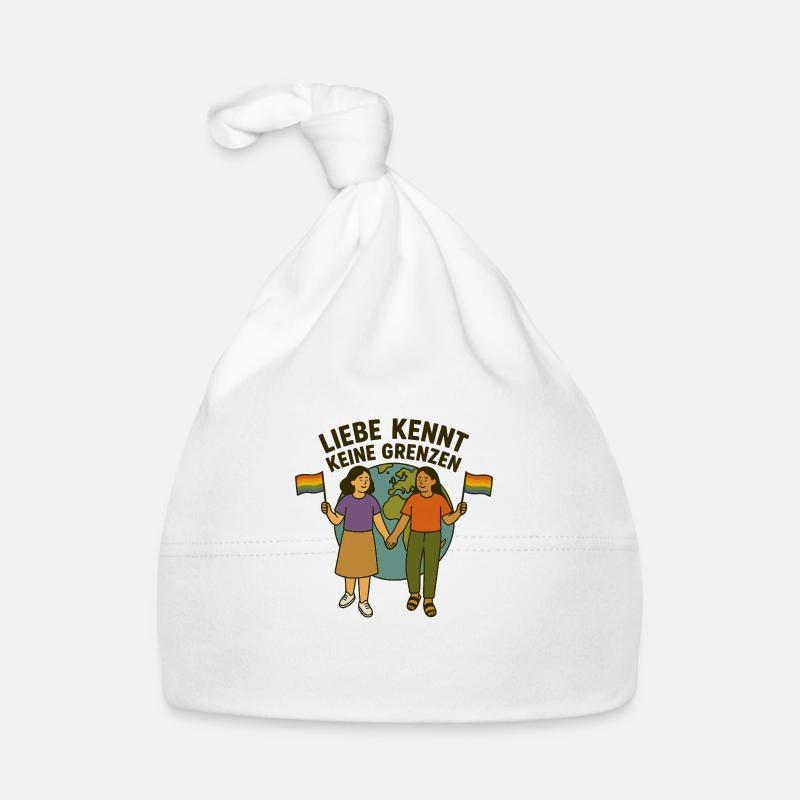 L’amour ne connaît pas de frontières Bonnet bio Bébé