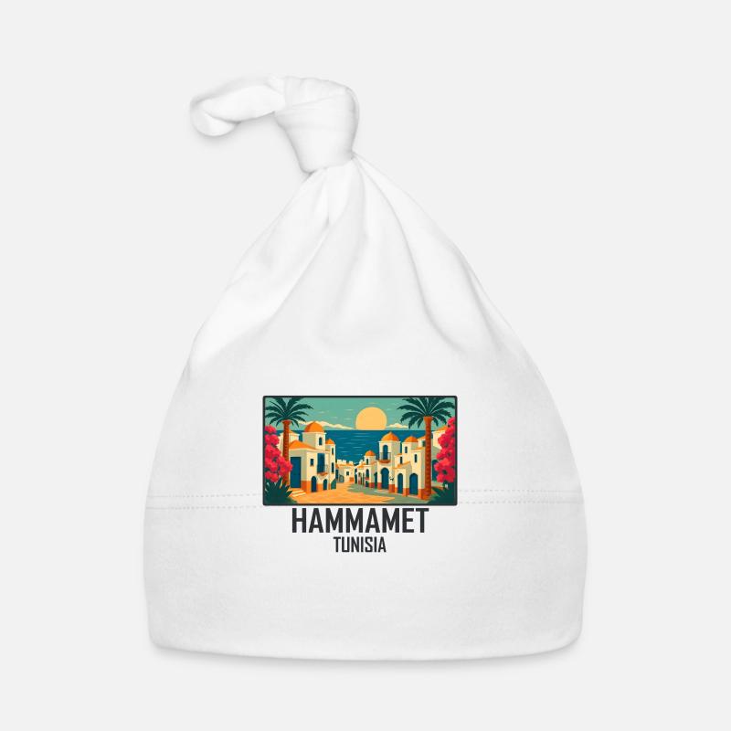 Hammamet Tunisia Organic Baby Cap