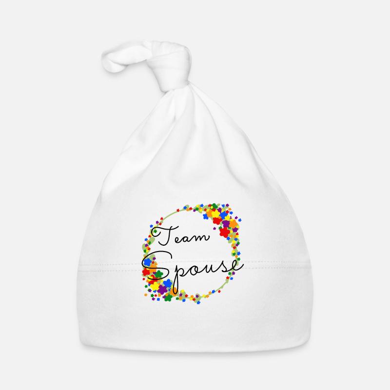 Team Spouse /Team Fiancée Pride Queer Organic Baby Cap
