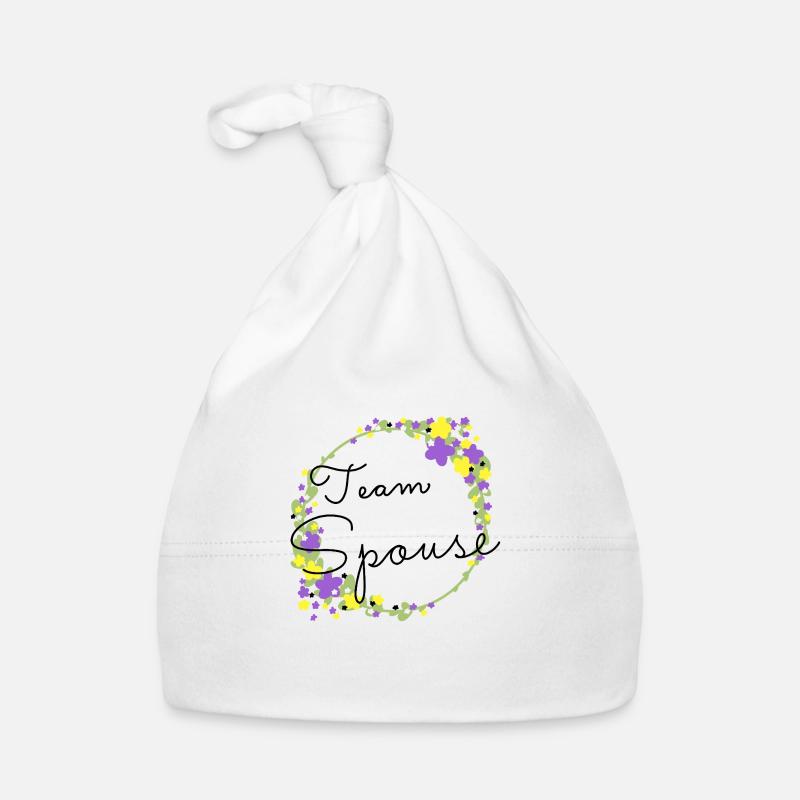 Team Spouse non binary/Team Verlobte:r nicht binär Baby Bio-Mütze