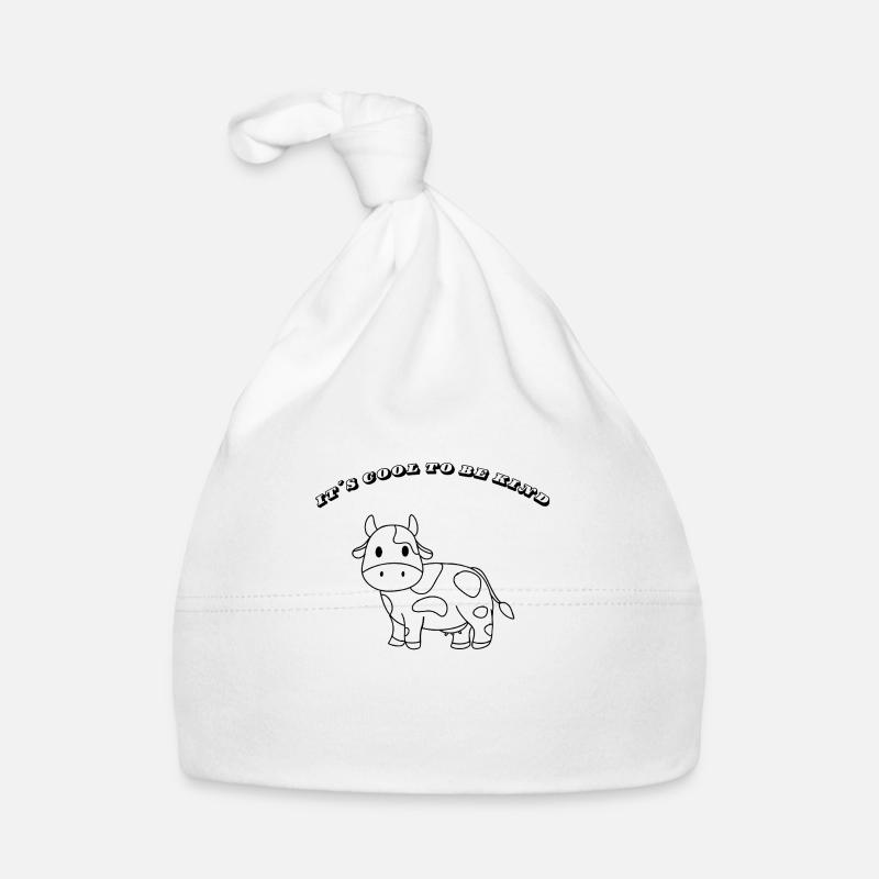 It's Cool to Be Kind – Cow & Calf Design Organic Baby Cap