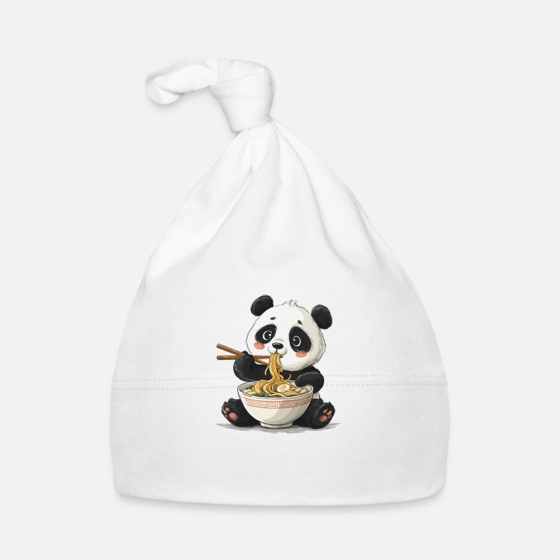 Süßer Panda Ramen Baby Bio-Mütze