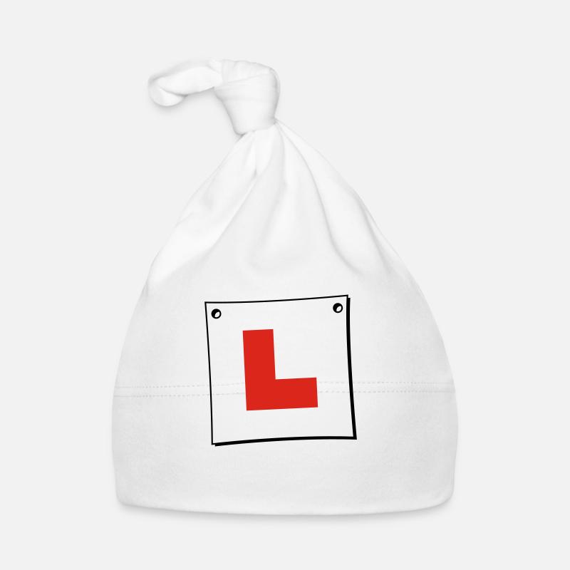 Learner Plate Organic Baby Cap