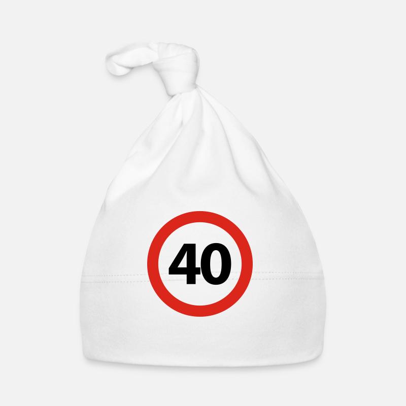 40. Geburtstag Baby Bio-Mütze