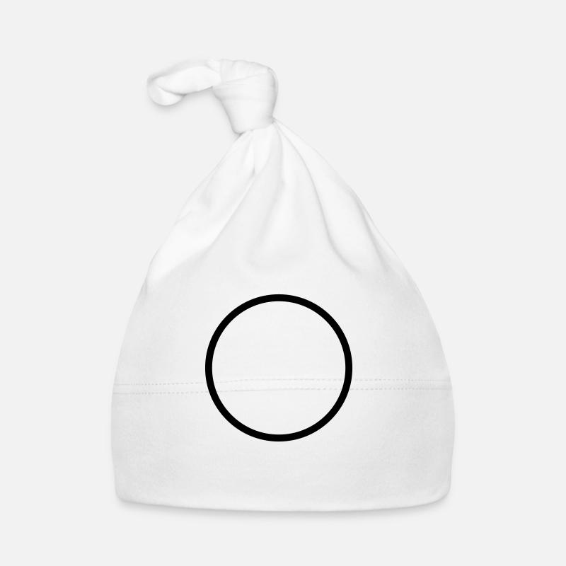 circle outline Organic Baby Cap