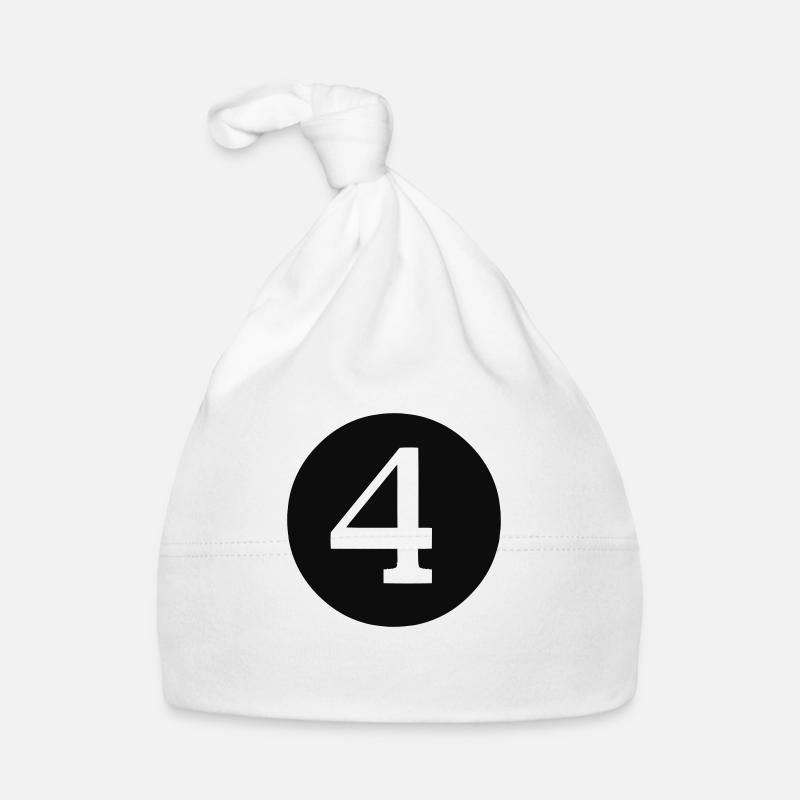 Quatre - Bonnet bio Bébé - blanc
