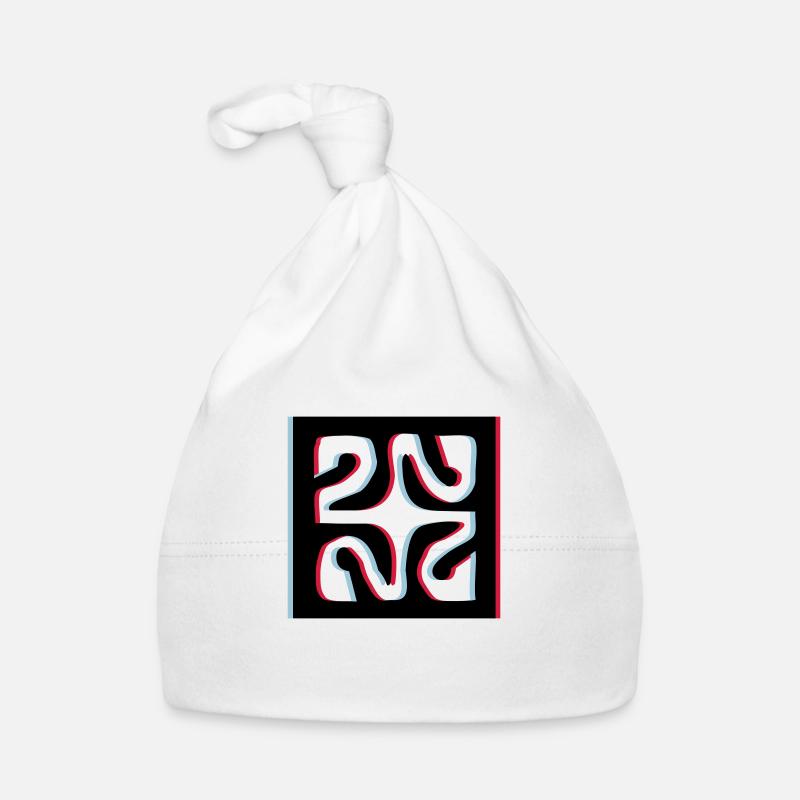3d tattoo losange Bonnet bio Bébé