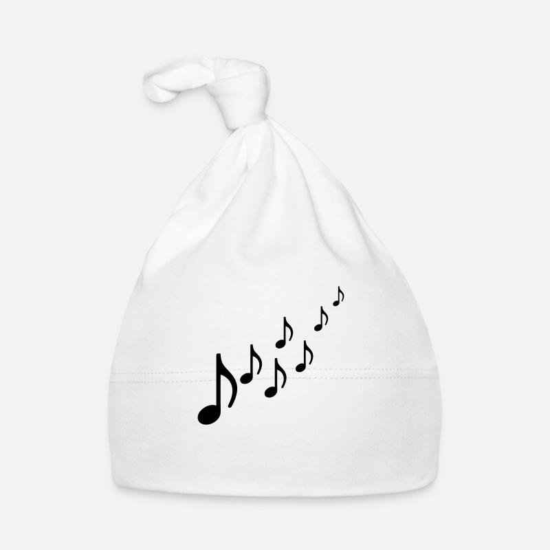 Musiker Noten Aufsteigend Baby Bio-Mütze