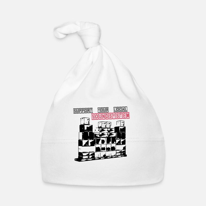 SUPPORT YOUR LOCAL SOUNDSYSTEM - Baby Bio-Mütze - Weiß