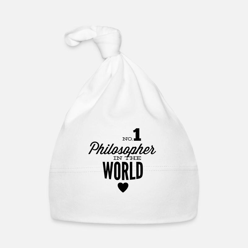 Bester Philosoph der Welt Baby Bio-Mütze