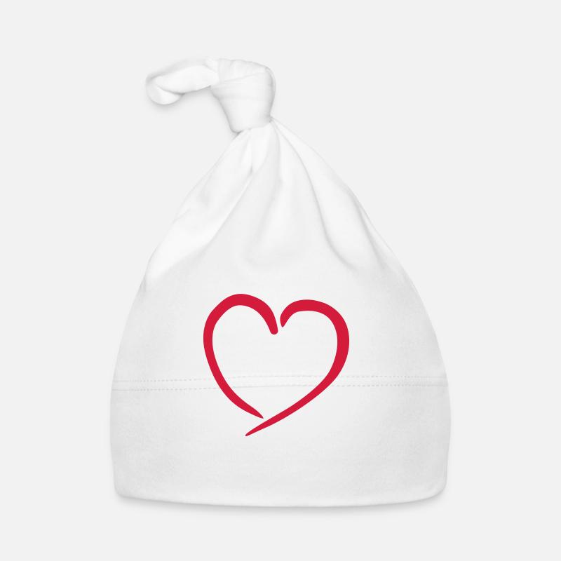herz Baby Bio-Mütze