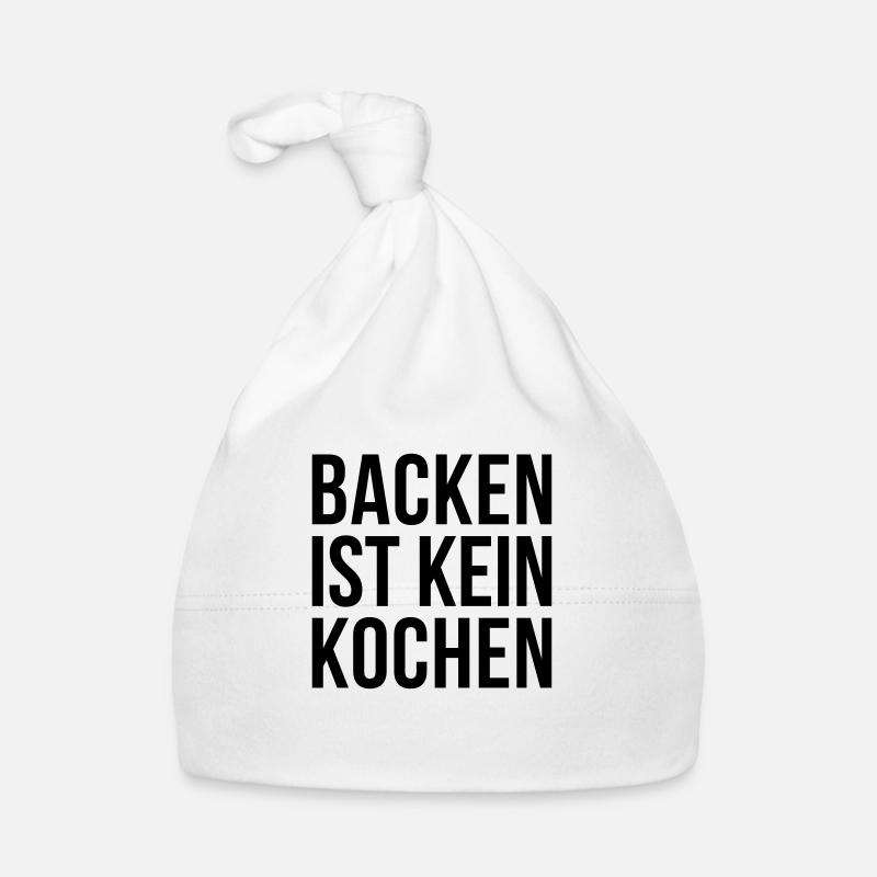 BACKEN IST KEIN KOCHEN Baby Bio-Mütze