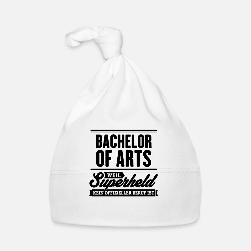 Superheld Bachelor of Arts Baby Bio-Mütze