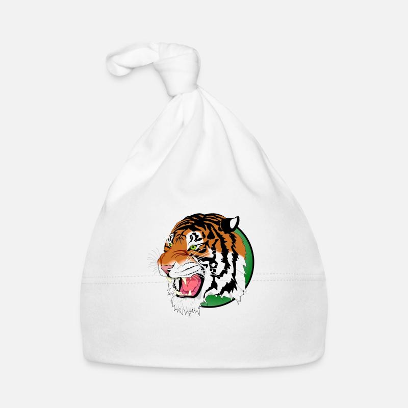 Lion Tiger Leopard prédateur Bonnet bio Bébé