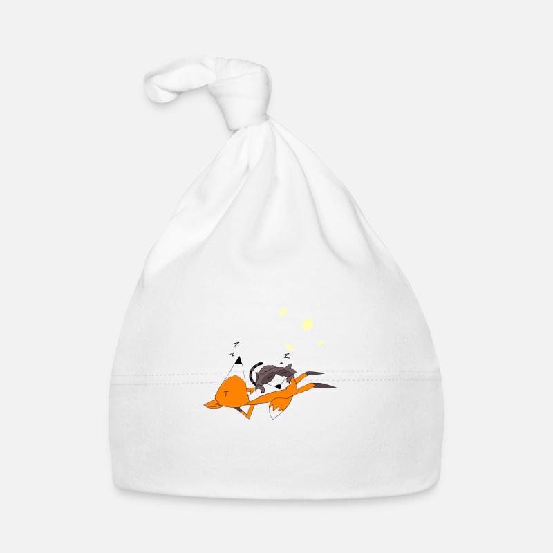 Fox et le raton laveur sommeil Bonnet bio Bébé