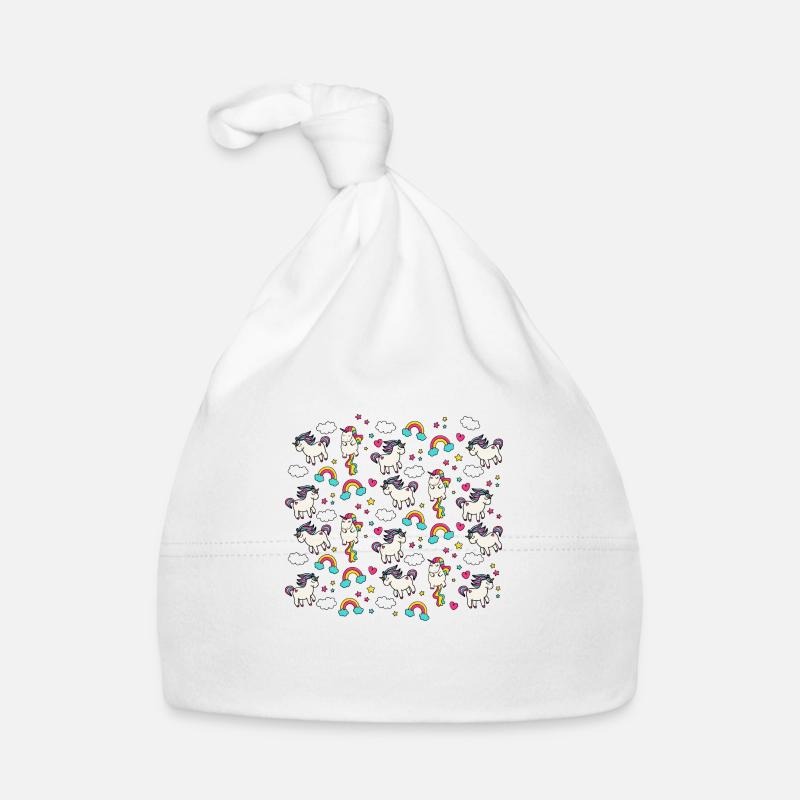 licornes Bonnet bio Bébé