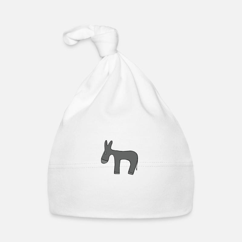 esel Baby Bio-Mütze
